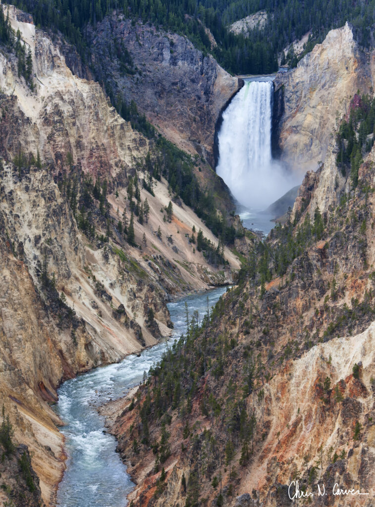 Yellowstone Falls Signed